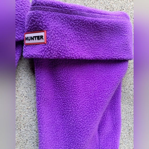 Purple Fleece Hunter Boot Socks Women's XL Extra Large - Picture 3 of 11